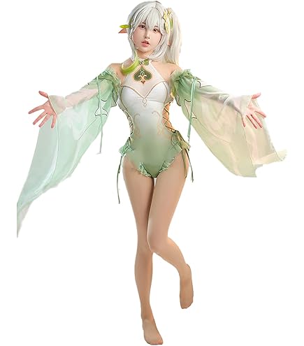 Amazon.co.jp: 【Sanjucos】 ナヒーダ 原神 水着 マント付き 同人 体型